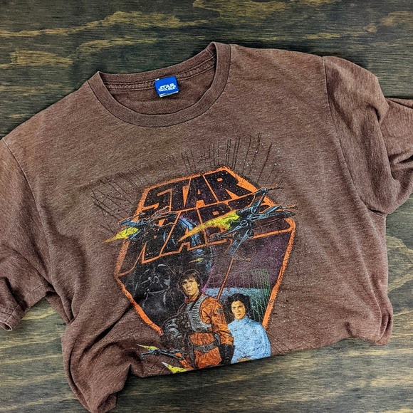 Brown Star Wars Shirt - Picture 1 of 6
